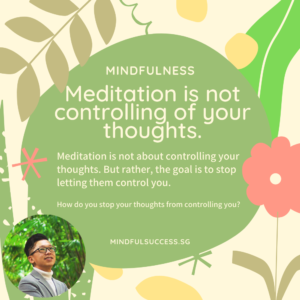 Read more about the article Meditation is Not Controlling of Your Thoughts.